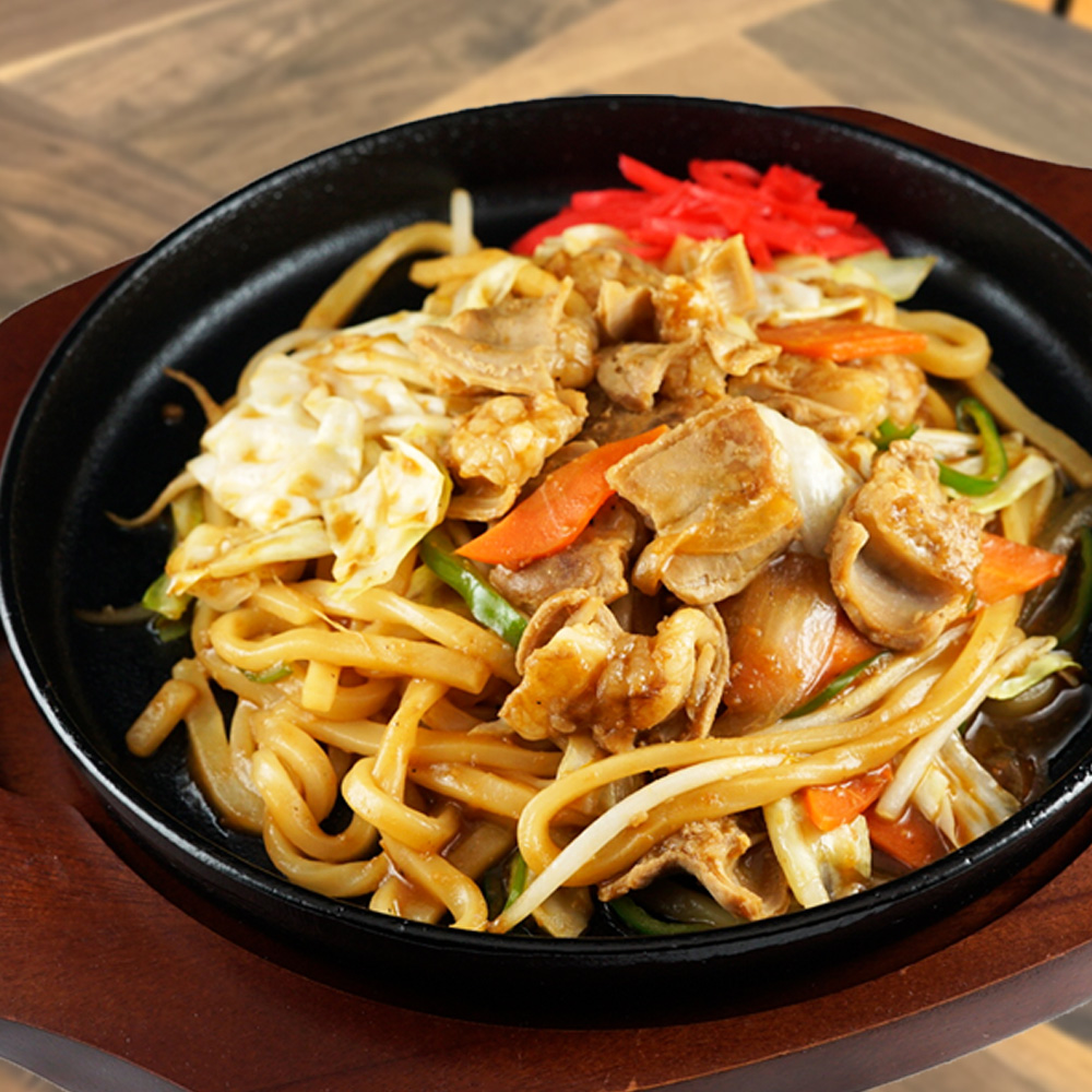 ホルモン焼うどん