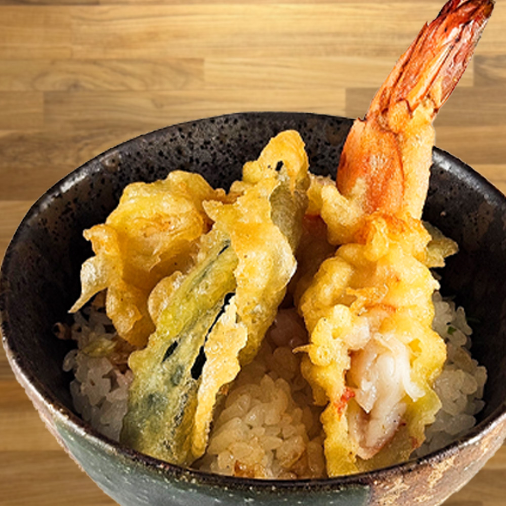 ミニ海老天丼