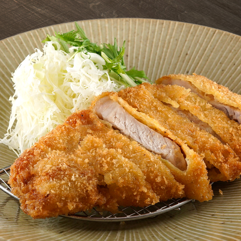 厚切りとんかつ