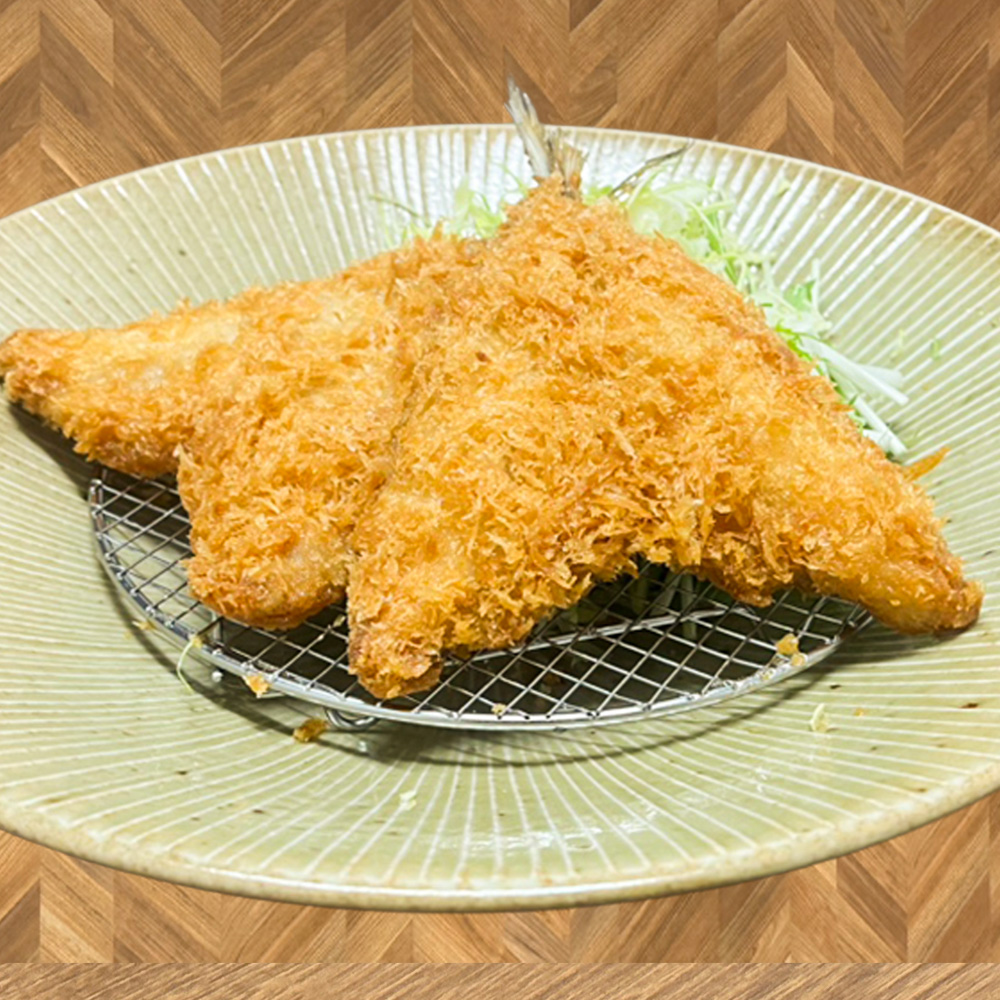 アジフライ定食