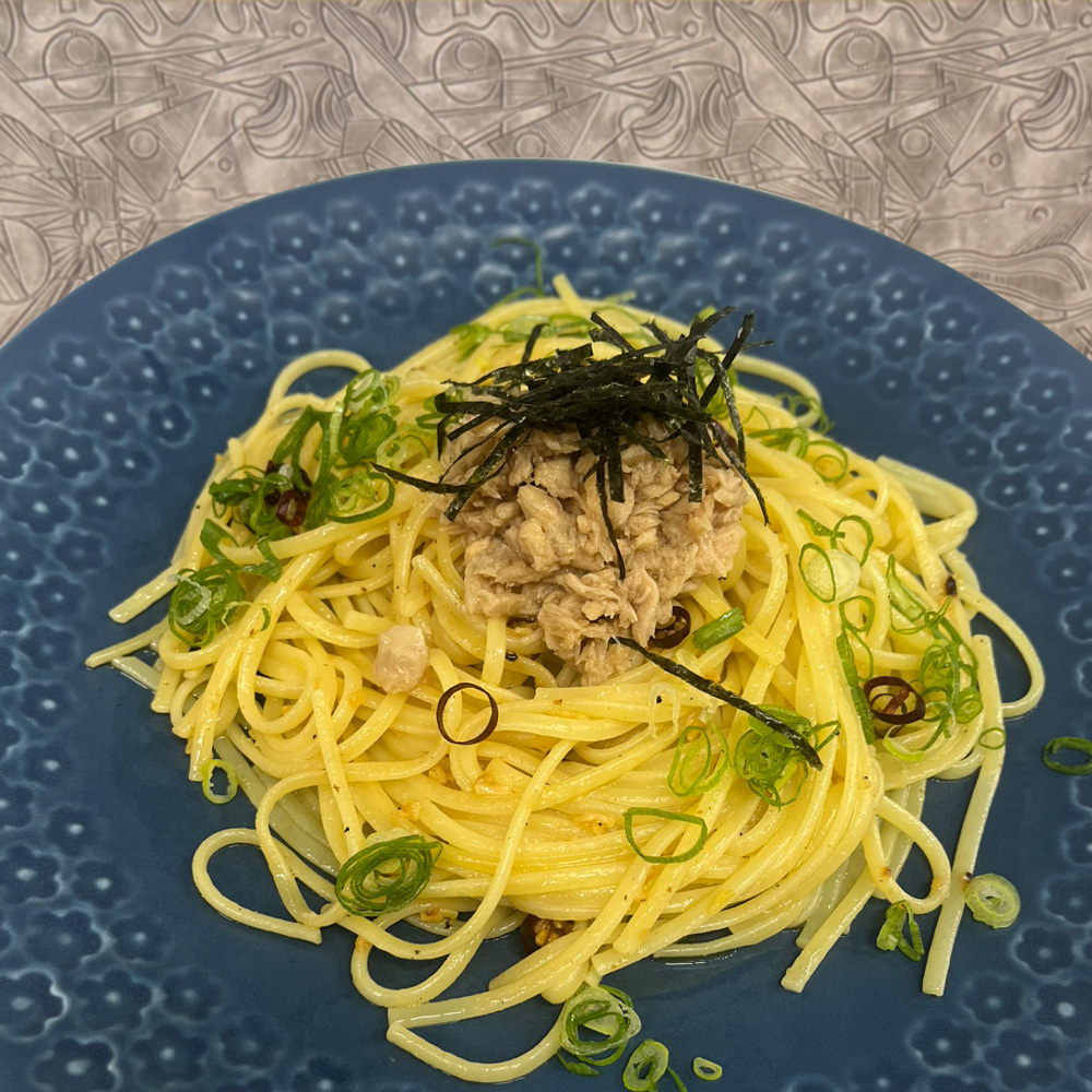 ツナのペペロンチーノセット