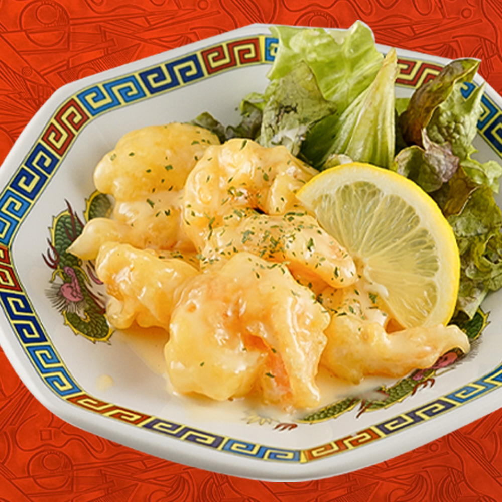 ぷりぷりエビマヨ定食