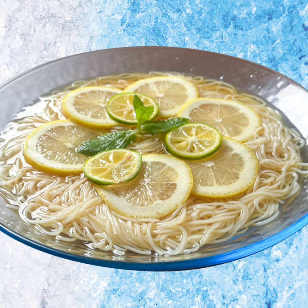レモンとすだちのそうめん
